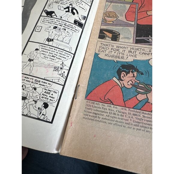 Archie Series Jughead Comic Book No #249 February 1976 Bagged Boarded - Picture 5 of 6